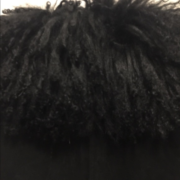 Ladies suede and fur coat, beautiful.  Stunning on! - Picture 8 of 8